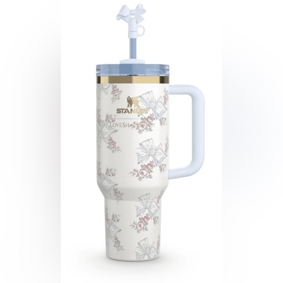 LoveShackFancy Other - NWT-In Box The Stanley X LoveShackFancy Holiday Quencher | 40 OZ Rosa Beaux Blue